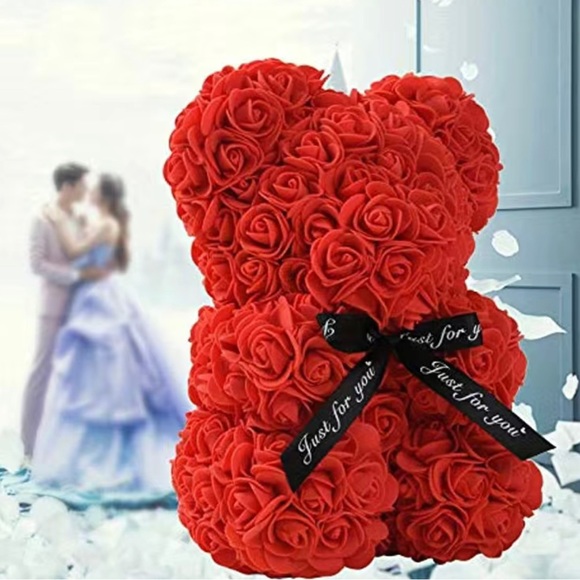 Red Rose Teddy Bear - Picture 4 of 6